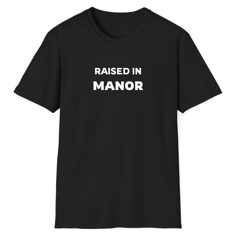 RAISED IN Manor — Black