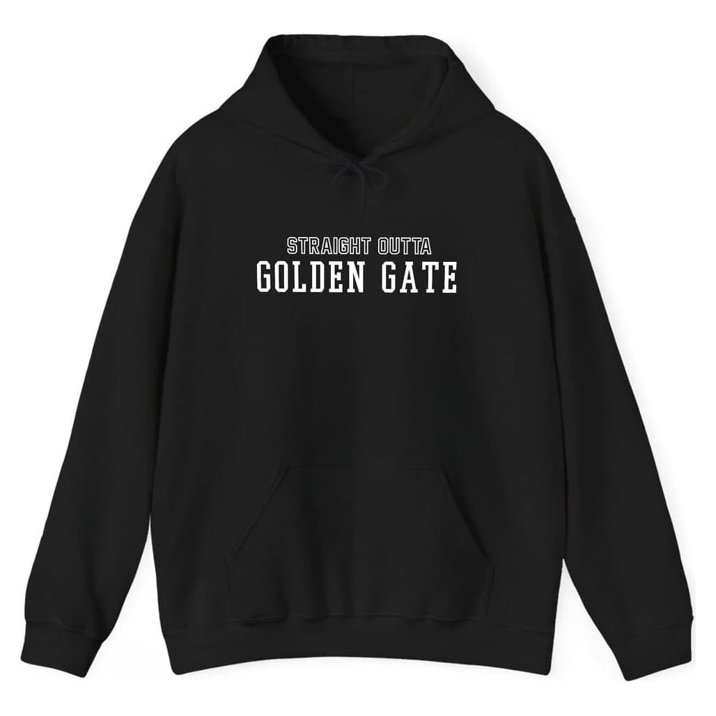 STRAIGHT OUTTA Golden Gate — Black