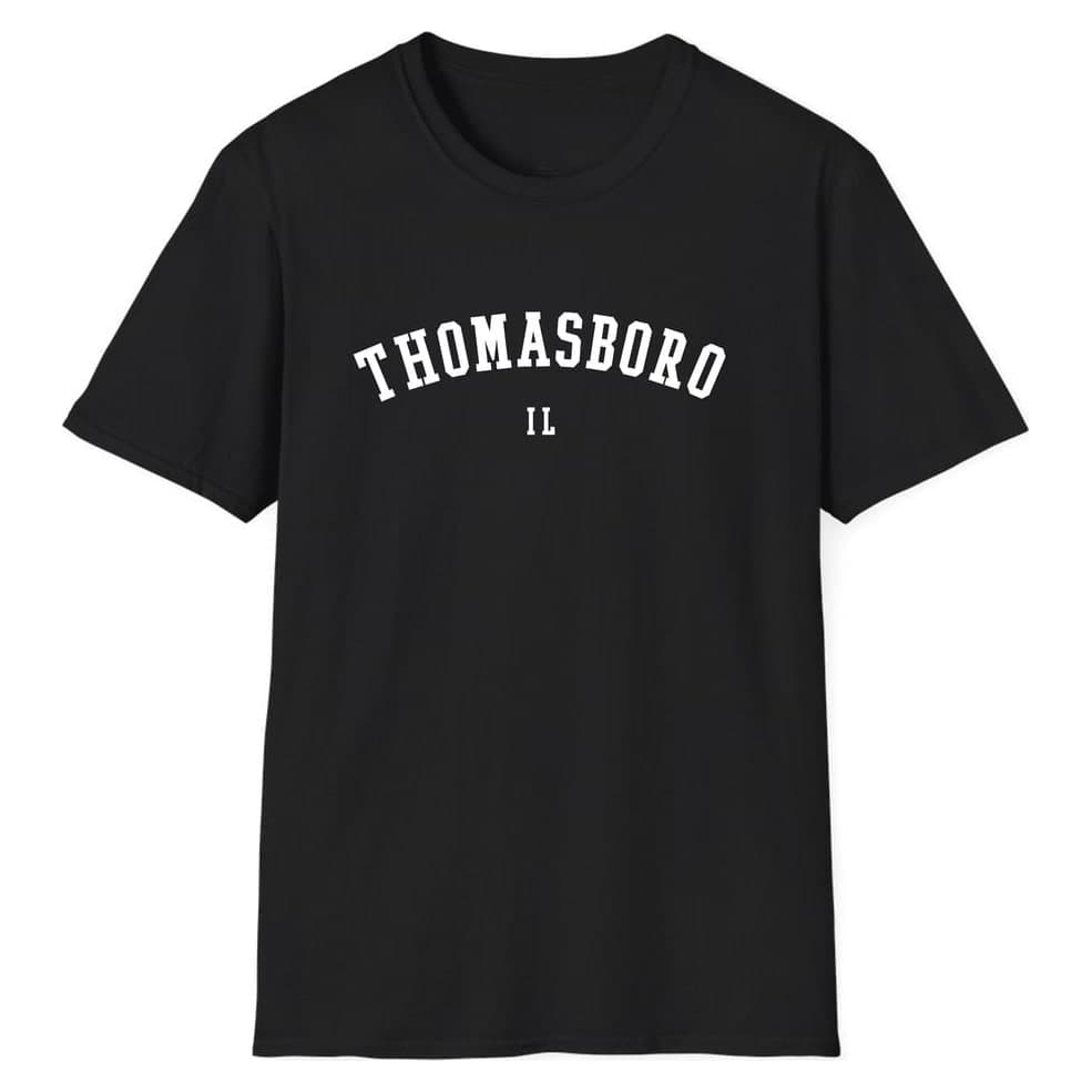 Thomasboro ILLINOIS ARCHED — Black