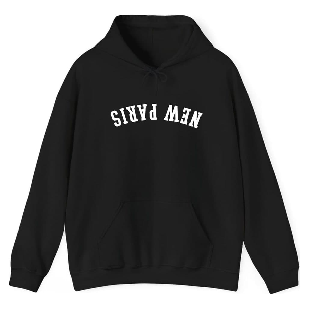 New Paris ARCHED - UPSIDE DOWN — Black