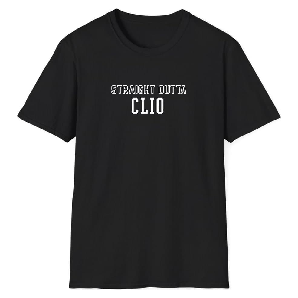 STRAIGHT OUTTA Clio — Black