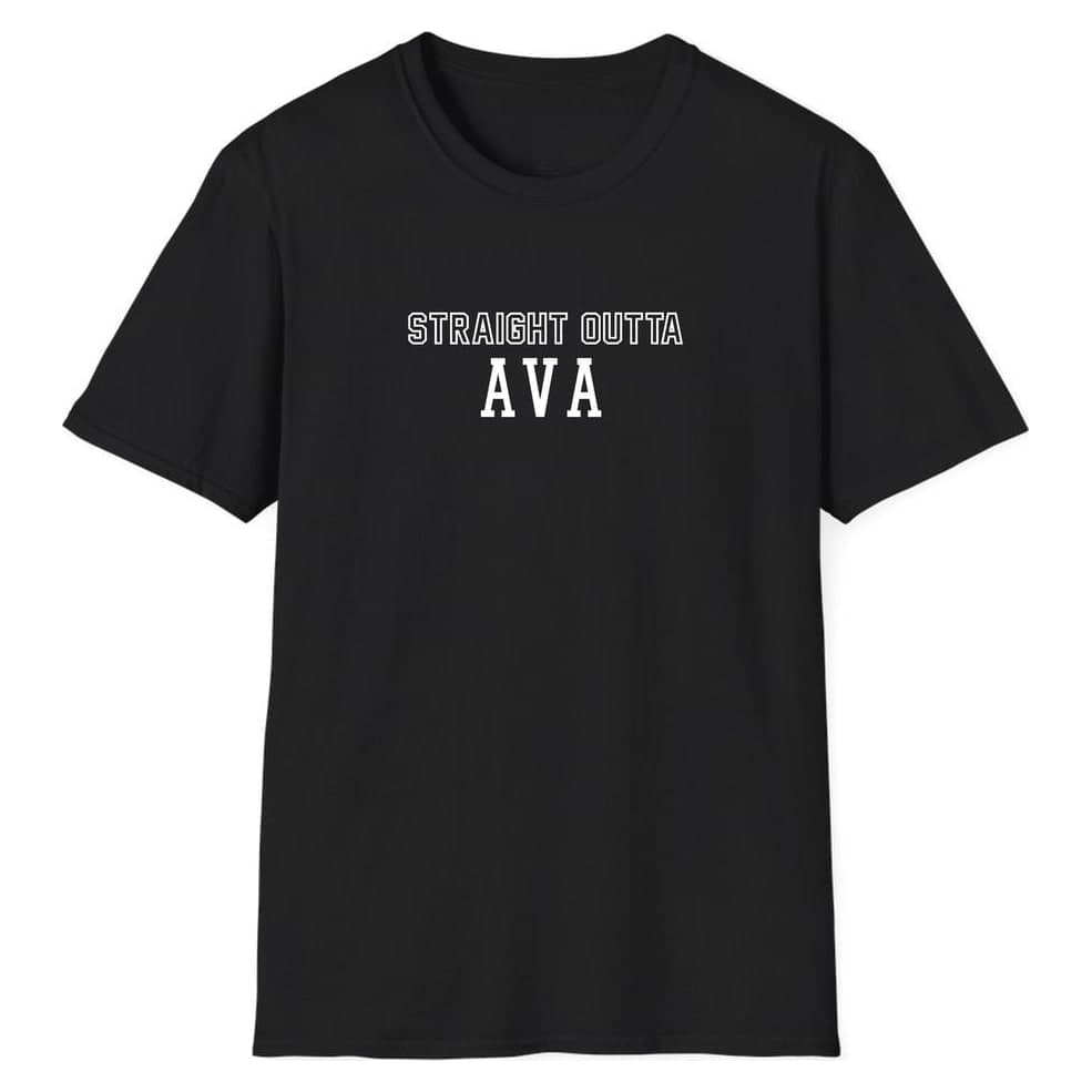 STRAIGHT OUTTA Ava — Black