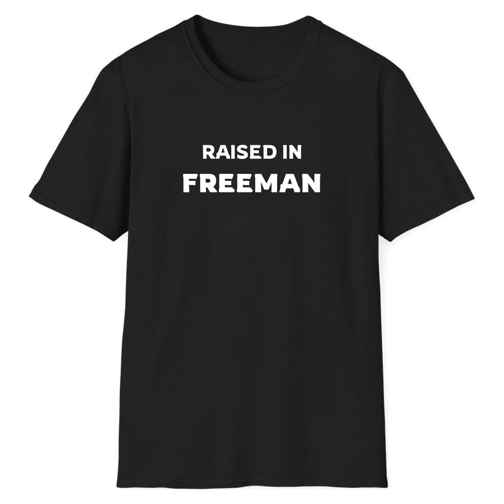 RAISED IN Freeman — Black